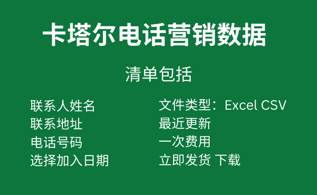 卡塔尔电话营销数据
