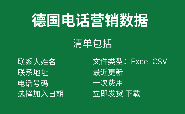 德国电话营销数据