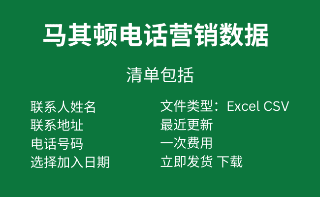 马其顿电话营销数据