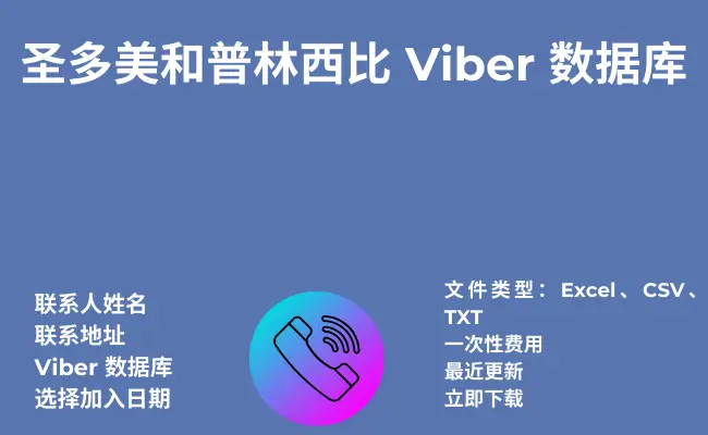 圣多美和普林西比 Viber 数据库
