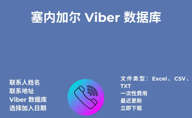 塞内加尔 Viber 数据库