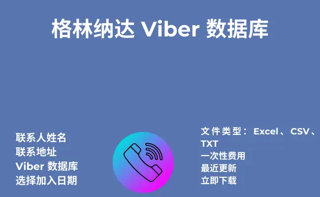 格林纳达 Viber 数据库
