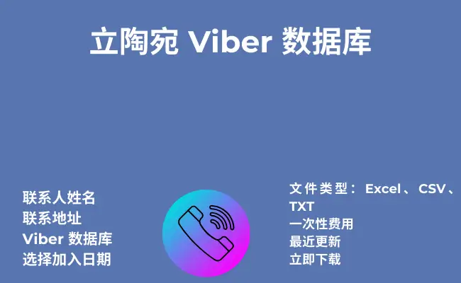 立陶宛 Viber 数据库